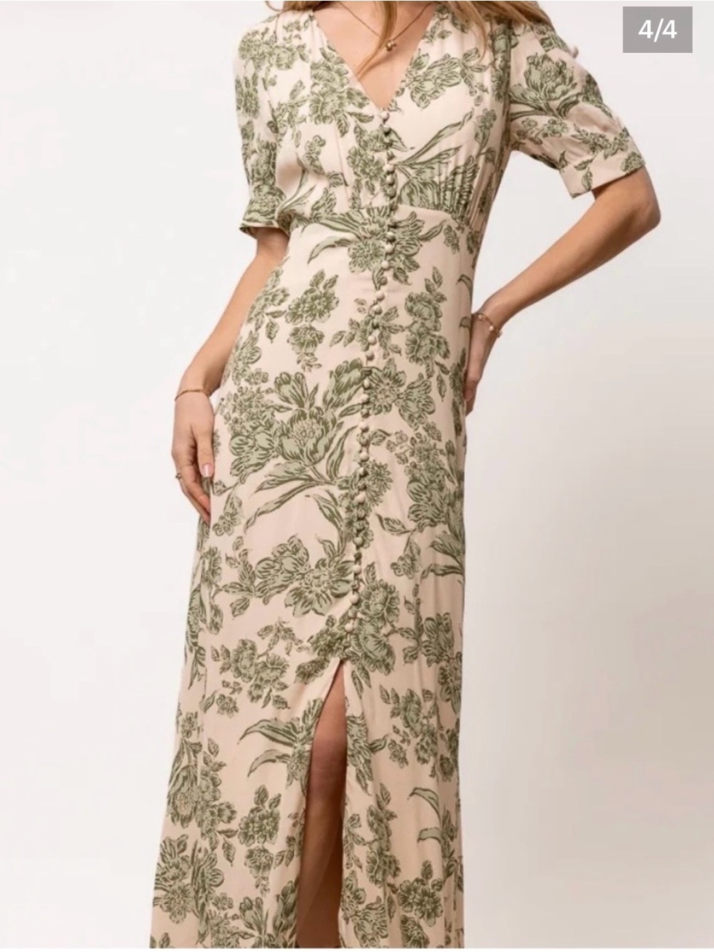 Bohme Lia Floral Midi Dress